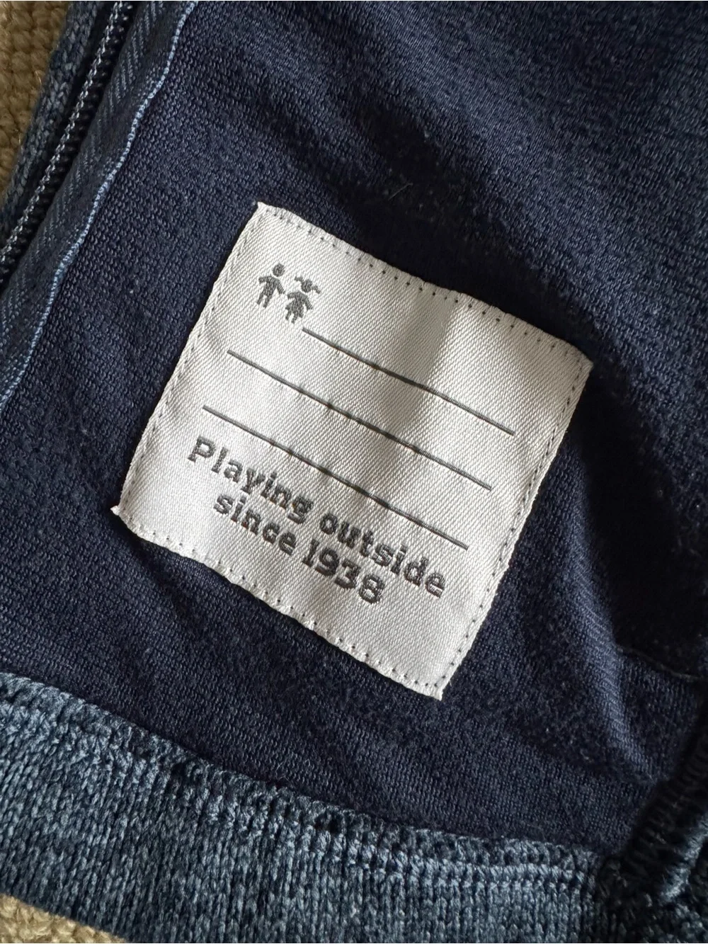 Columbia Better Sweater Style Fleece Jacket Heathered Navy Kids Medium 10/12